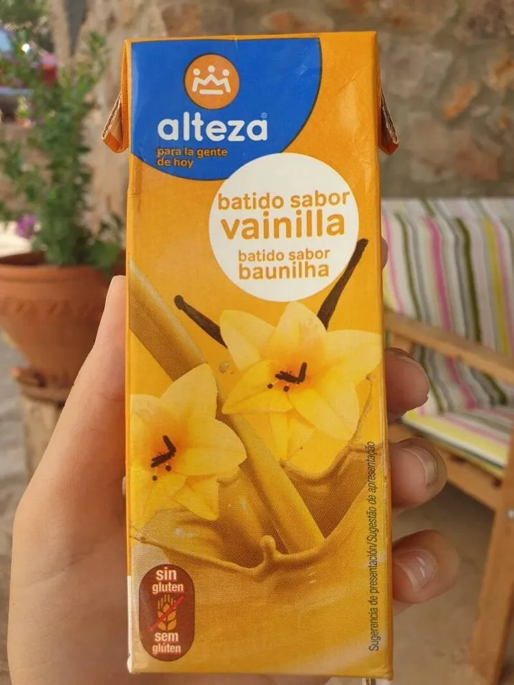 Batido sabor vainilla