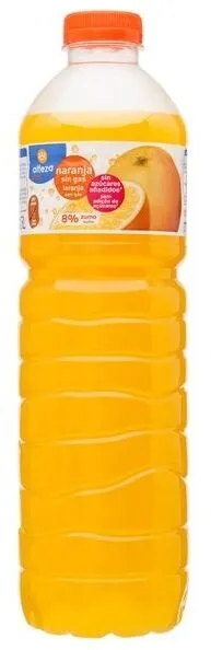 Bebida de naranja sin gas