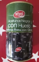 Aceitunas Negras con hueso