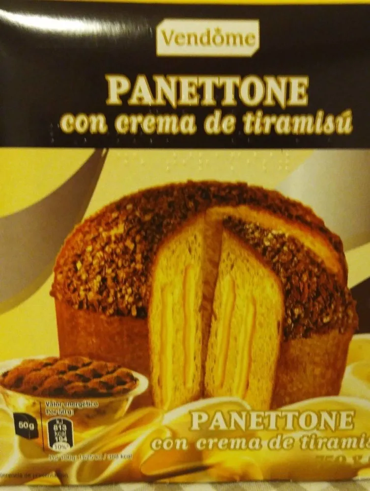 Panettone con Crema de Tiramisú