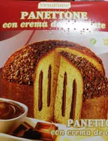 Panettone con crema de chocolate