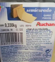 Queso mezcla semicurado