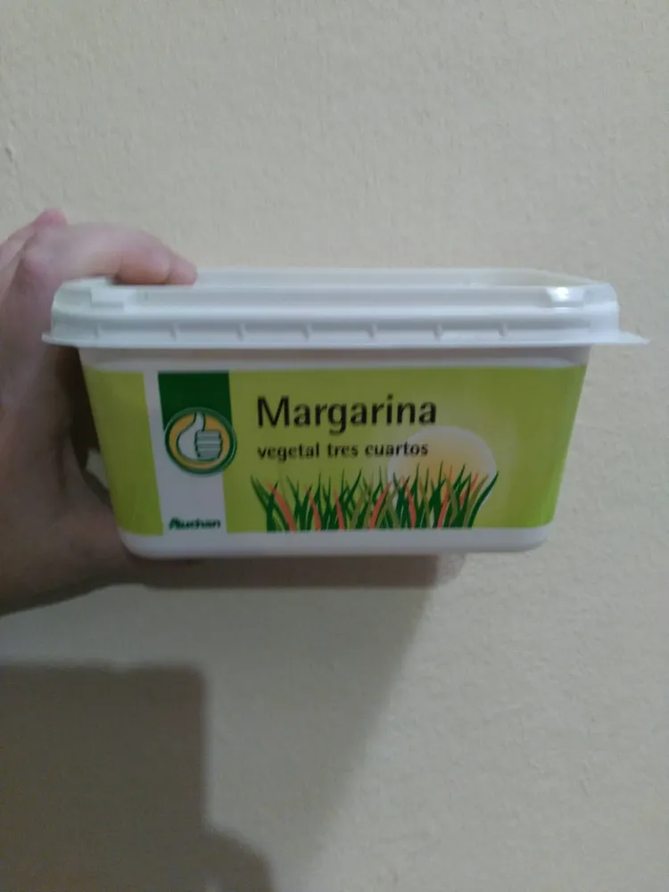 Margarina vegetal tres cuartos