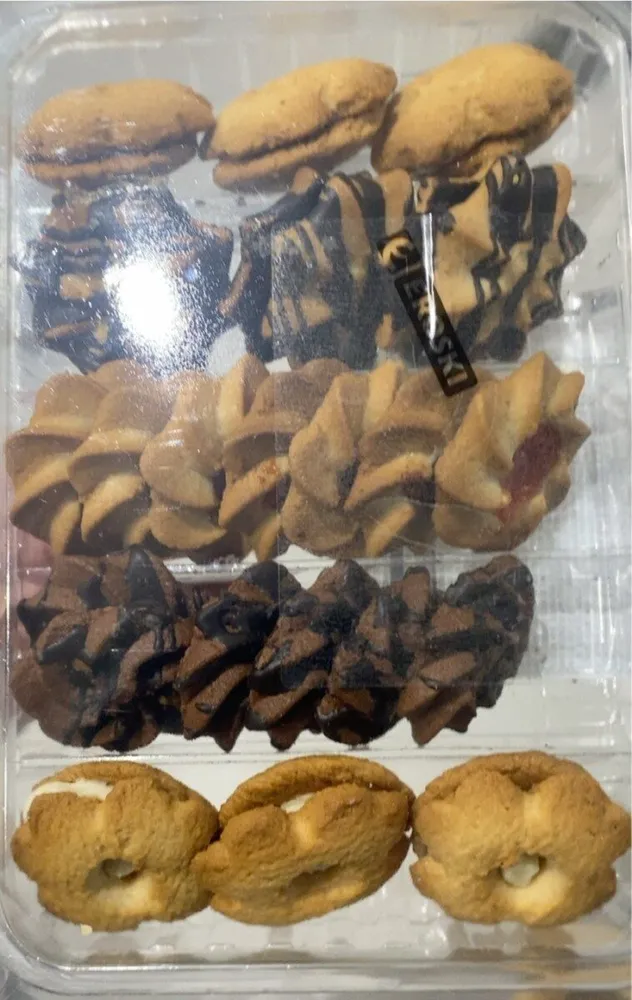 Surtidos de pastas de té