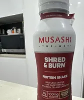 Musashi shred and burn protein shake
