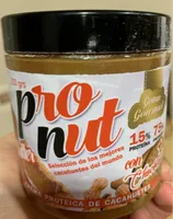 Crema proteica de cacahuete