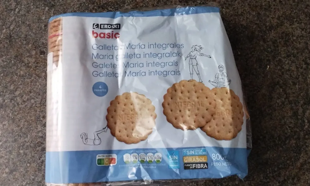 Galletas maría integrales