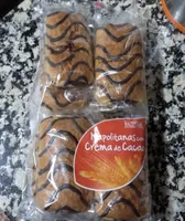 Napolitanas con crema de cacao