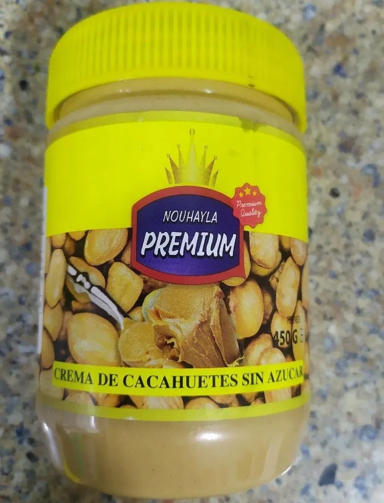 Crema de cacahuete sin azúcar