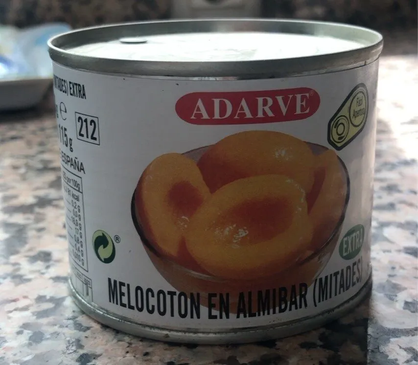 Melocoton de almibal(mitades)