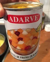 Coctel de frutas en almibar