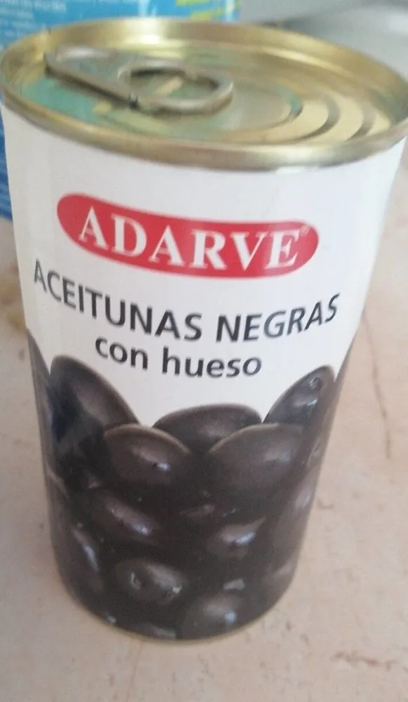Aceitunas negras con hueso