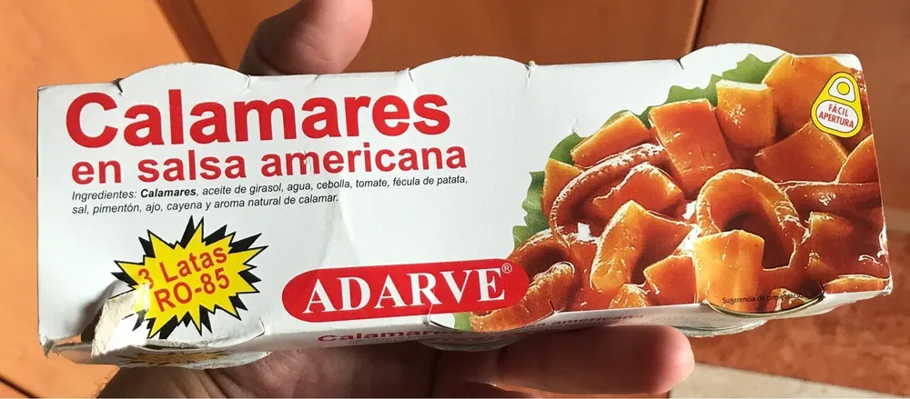 Calamares en salsa americana