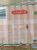 Salchichas cocidas ahumadas