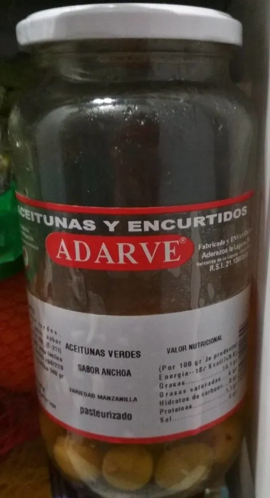 Aceitunas y encurtidos