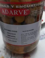 Aceitunas verdes deshuesado sabor anchoq