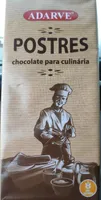 Postres chocolate para culinaria