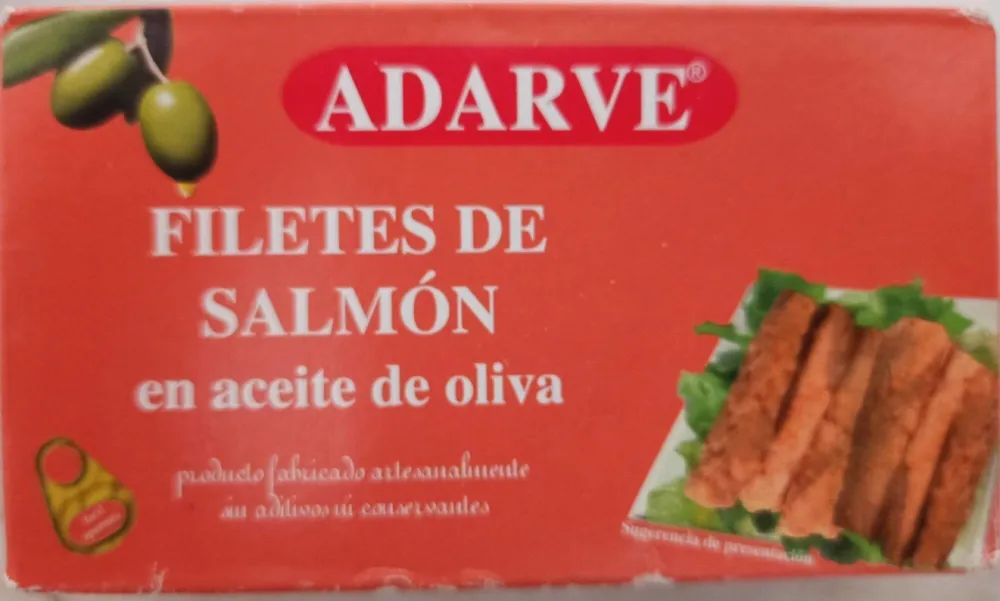 Filetes de salmón en aceite de oliva