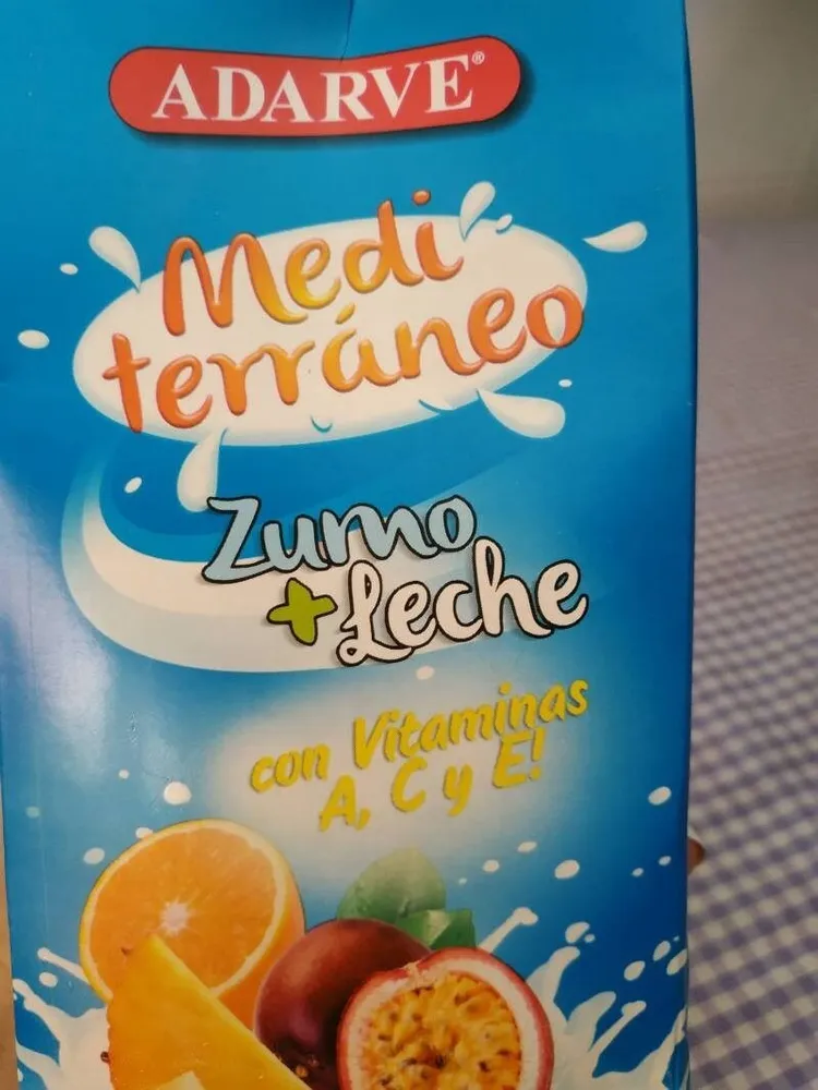 Mediterráneo zumo+leche
