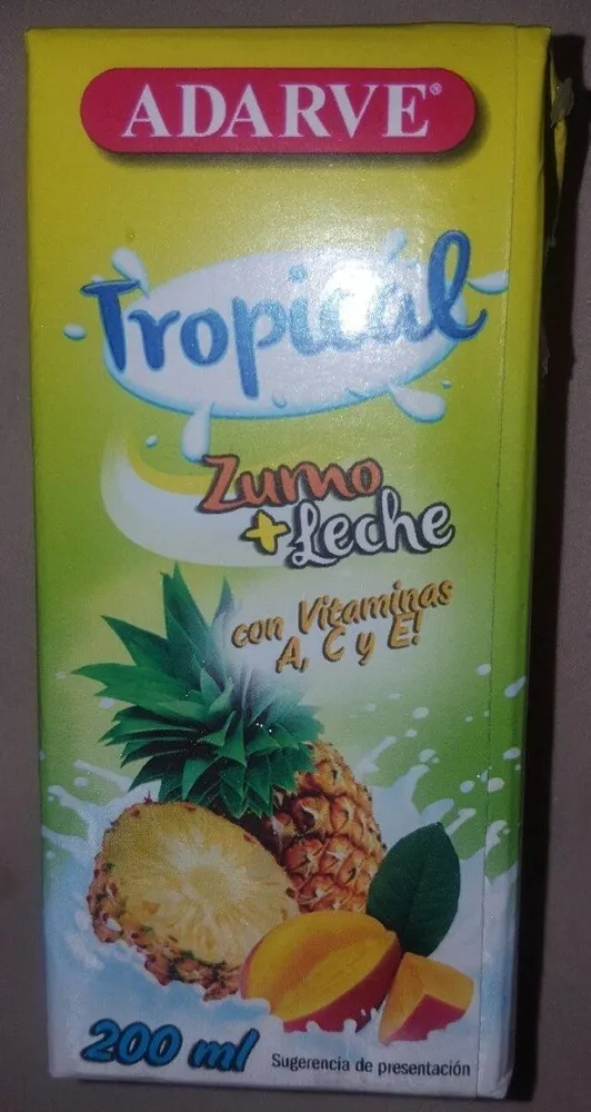 Zumo + Leche Tropical