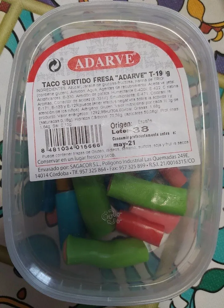TACO SURTIDO FRESA