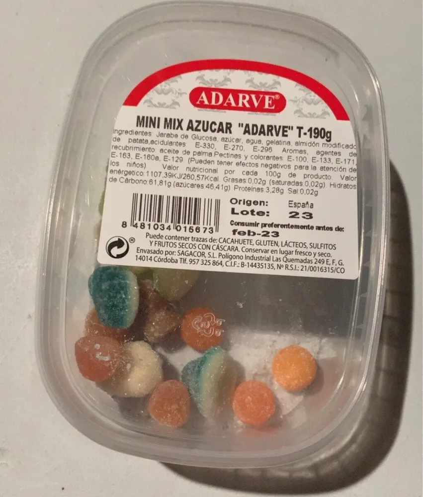 Mini miz azucar “ADARVE”