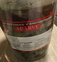 Aceitunas verdes chupadeos