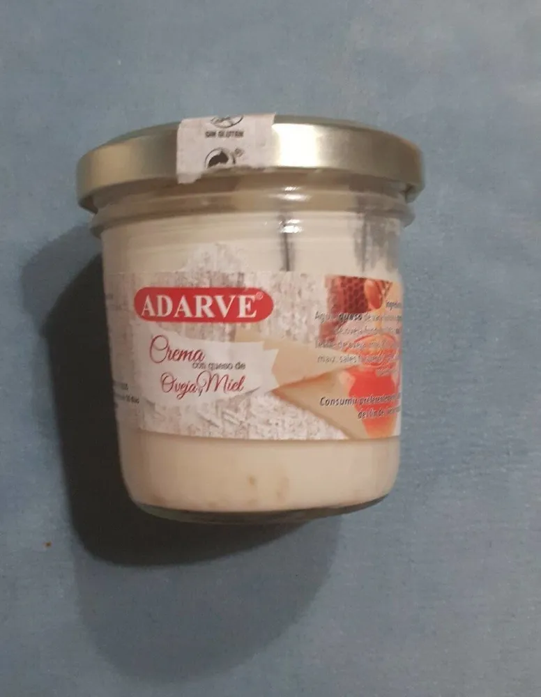 Crema con queso de oveja y miel