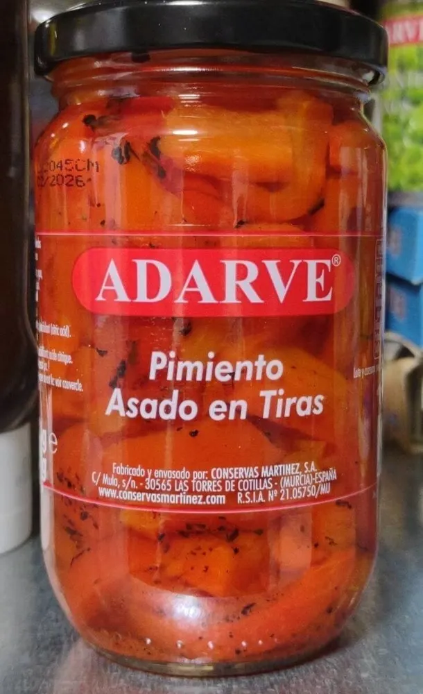 Pimiento Asado en tiras