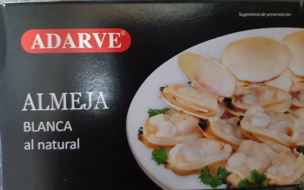 Almeja blanca al natural
