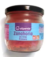 Zanahoria en tiras primera