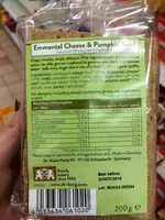 Organic crispbread emmental & pumpkin seeds