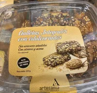 Galletas integrales con edulcorante