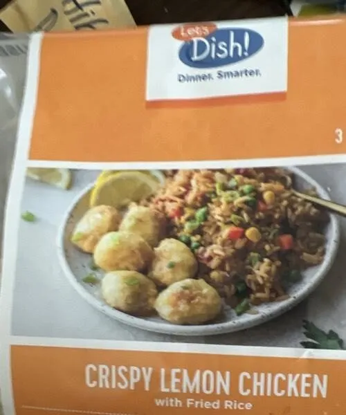 Crispy  lemon Chicken w/fried rice