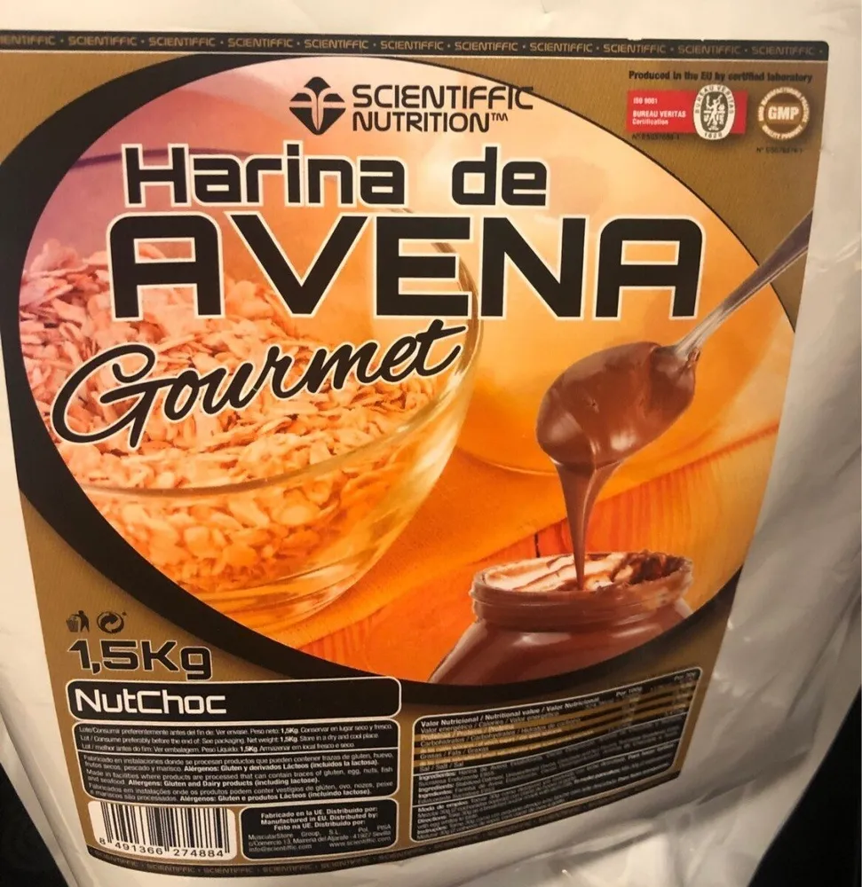 Harina de Avena Gourmet NutChoc