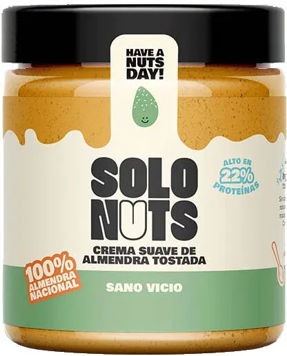 Crema suave de almendra tostada