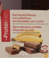 Barrita de platano con chocolate