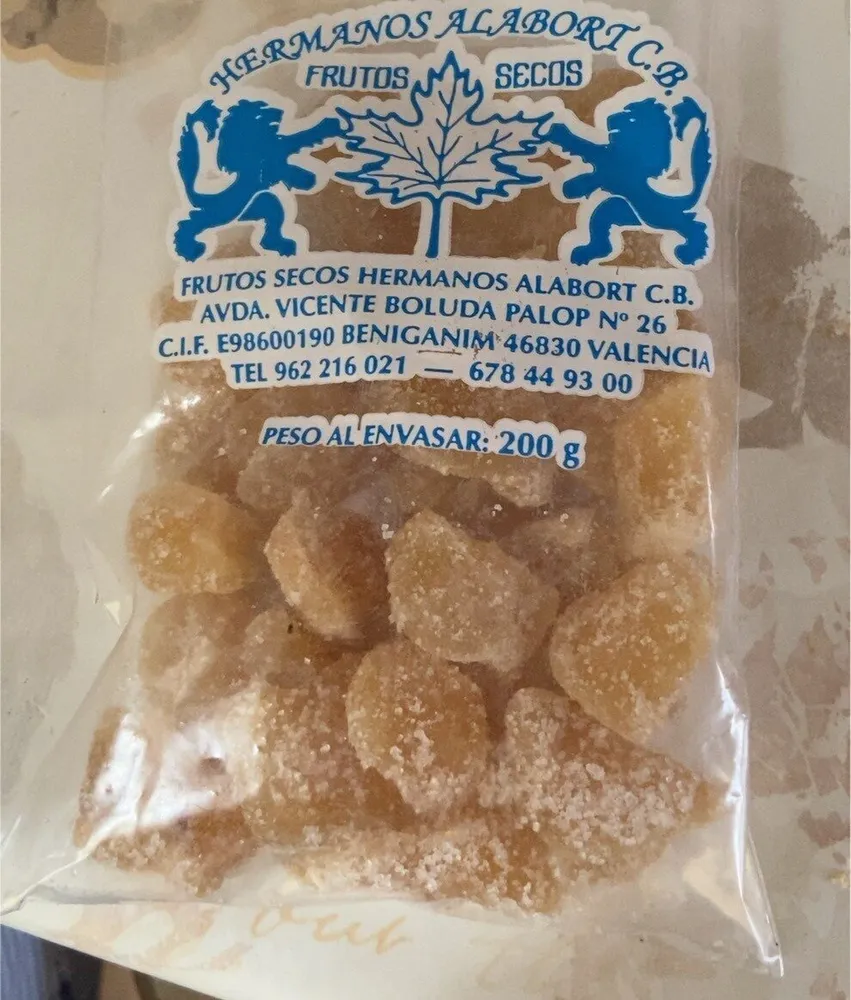 jengibre deshidratada