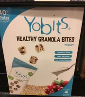 Healthy granola bites yogurt
