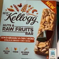 Kellogg nuts & rad fruits bar