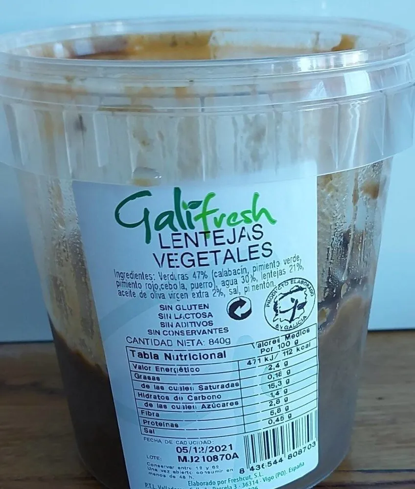 Lentejas vegetales