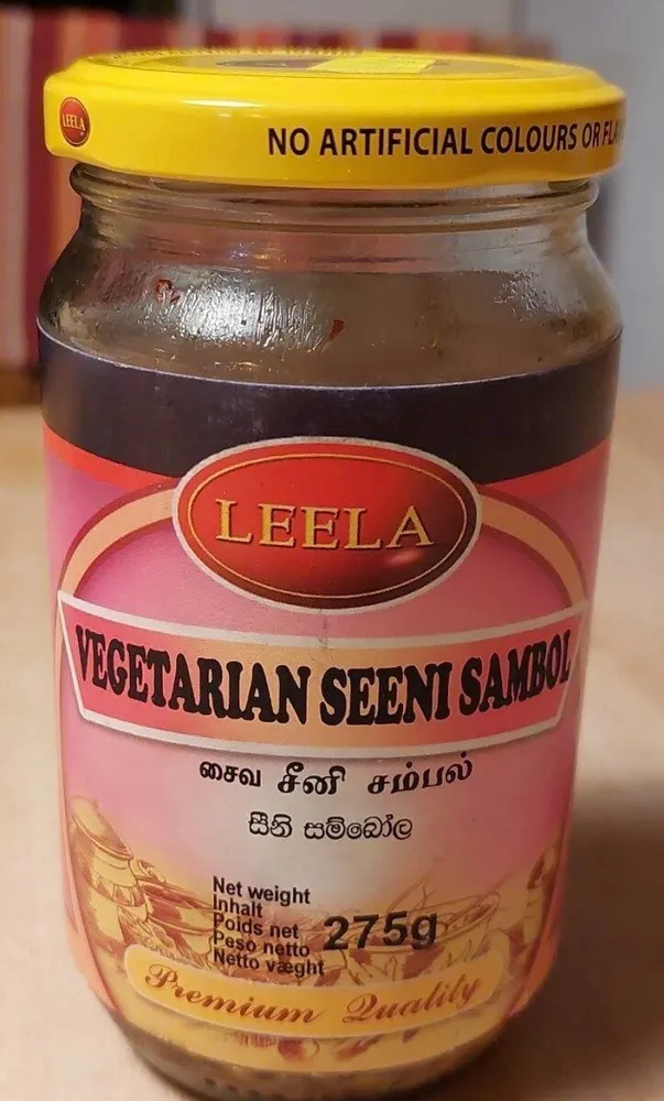 Vegetarian Seeni Sambol