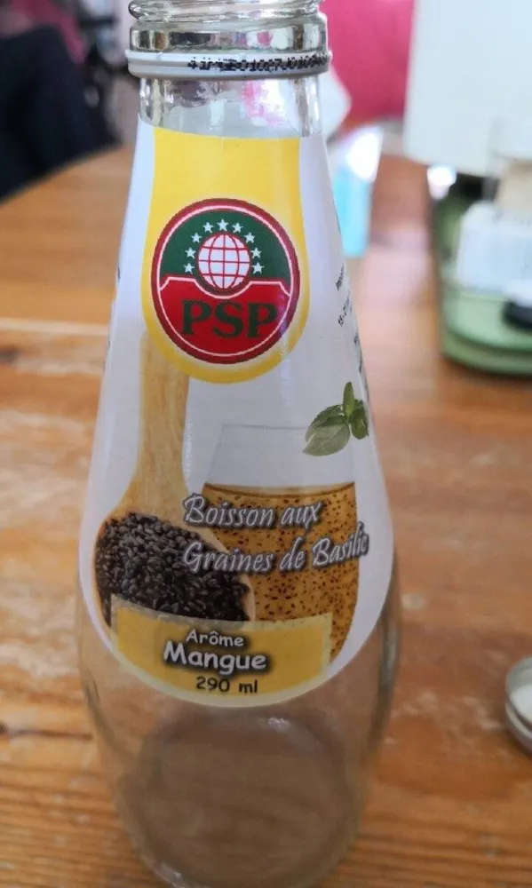 Boisson aux grainé de basilic