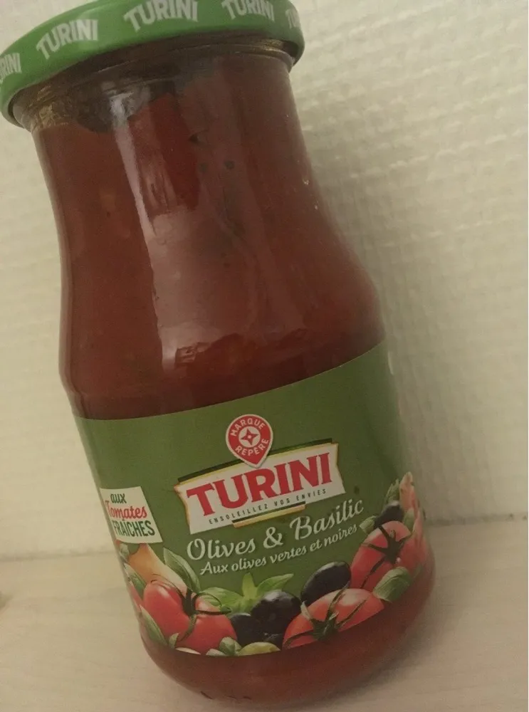 Sauce olive et basilic