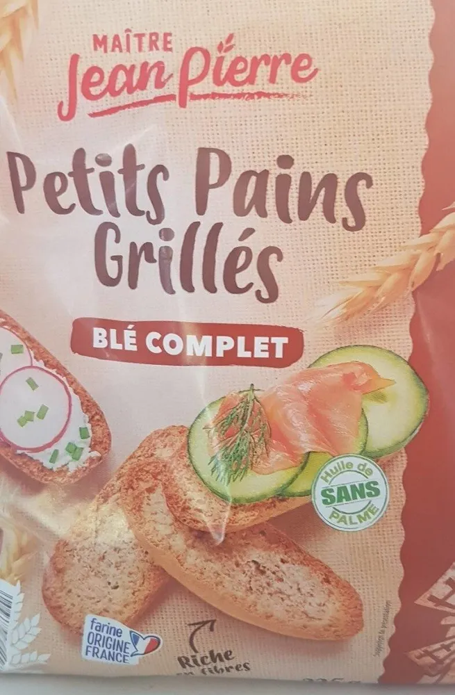 pain grillés blé complet