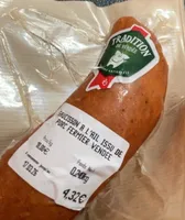 Saucisson à l’ail issu de porc fermier Vendée