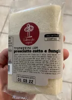 Tramezzino con prosciutto corto e funghi
