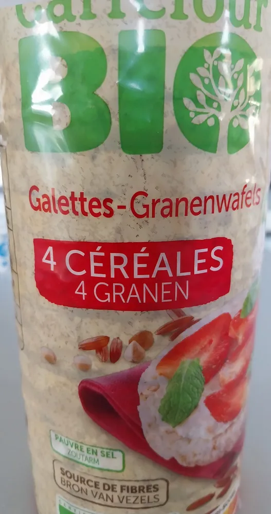 Galettes - Granenwafels 4 céréales / 4 granen