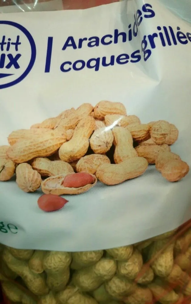 Arachides coques grillées