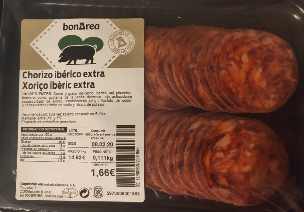 Chorizo ibérico extra